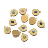 4Pcs Stainless Steel Sun Charms for DIY Necklace Making