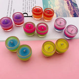 10pcs Colorful Drink Cup Charm for Keychain, Earring, Scrapbooking, DIY Making