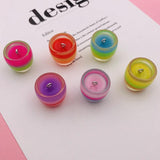 10pcs Colorful Drink Cup Charm for Keychain, Earring, Scrapbooking, DIY Making