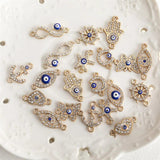 20pcs/lot Multi-style Rhinestones Crystal Eyes Charms Pendant for DIY Jewelry