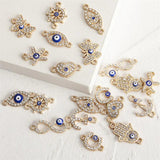 20pcs/lot Multi-style Rhinestones Crystal Eyes Charms Pendant for DIY Jewelry