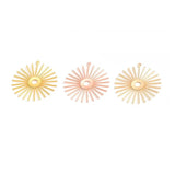 Sunflower Daisy Earrings Jewelry Accessories 30x31.9mm