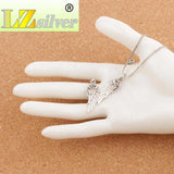 Angel Wing Rose Spacer Charm Beads 20pcs