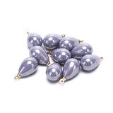 1Pc Metal Filigree Flowers Torus Bottom Charms Setting Jewelry DIY