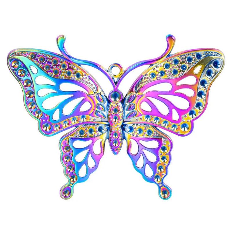 3Pcs Colorful Butterfly Pendant DIY Jewelry Making
