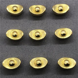 5pcs Copper Plated Fortune Spacer DIY Bracelet Making