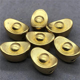 5pcs Copper Plated Fortune Spacer DIY Bracelet Making