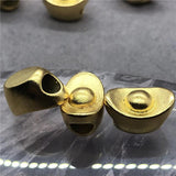 5pcs Copper Plated Fortune Spacer DIY Bracelet Making