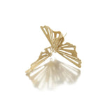 10Pcs Brass Ginkgo Biloba Leaf Pendant Charms for DIY Jewelry