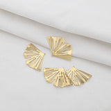 10Pcs Brass Ginkgo Biloba Leaf Pendant Charms for DIY Jewelry