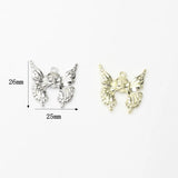 Skull Butterfly Pendant for DIY Necklace Jewelry Making
