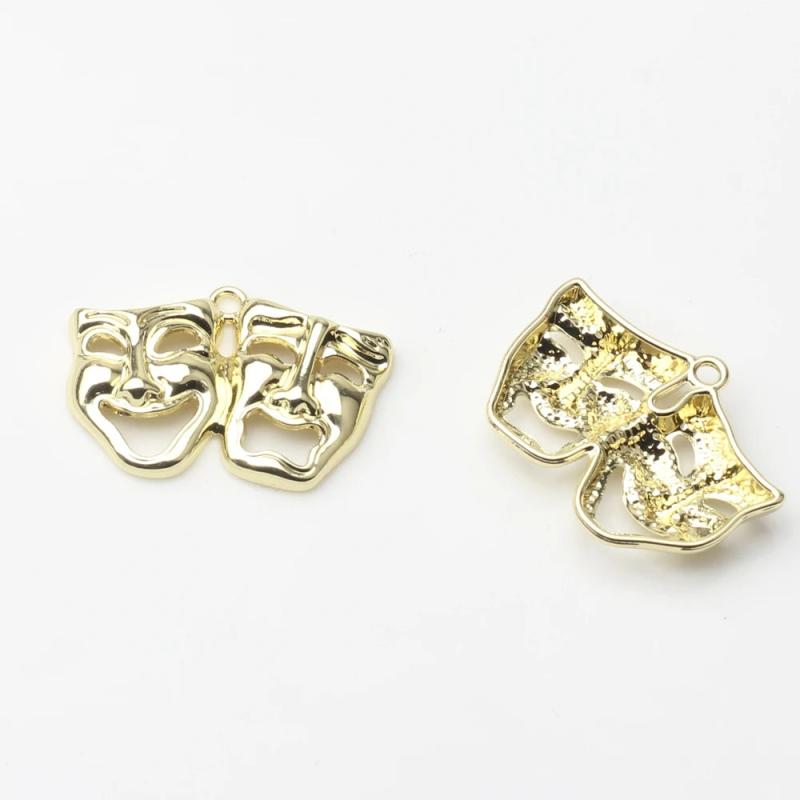 Halloween Style Mask Pendant 10PCS/lot DIY Necklace Jewelry Making