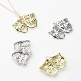Halloween Style Mask Pendant 10PCS/lot DIY Necklace Jewelry Making