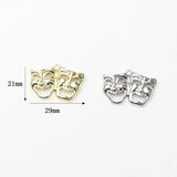 Halloween Style Mask Pendant 10PCS/lot DIY Necklace Jewelry Making
