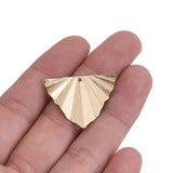 10Pcs Brass Triangle Geometric Charms for DIY Earrings