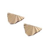 10Pcs Brass Triangle Geometric Charms for DIY Earrings