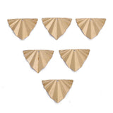 10Pcs Brass Triangle Geometric Charms for DIY Earrings