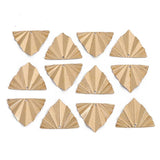 10Pcs Brass Triangle Geometric Charms for DIY Earrings