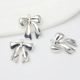10pcs Zinc Alloy Bow Tie Charms for DIY Jewelry Making