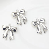 10pcs Zinc Alloy Bow Tie Charms for DIY Jewelry Making
