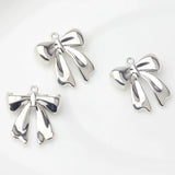 10pcs Zinc Alloy Bow Tie Charms for DIY Jewelry Making