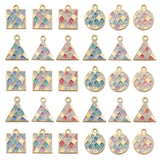 Kpop Geometric Pendant Charm for DIY Earring Keychain Necklace