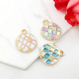 Kpop Geometric Pendant Charm for DIY Earring Keychain Necklace