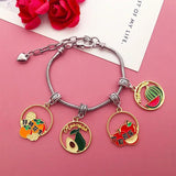 20pcs Enamel Fruit Charm for DIY Jewelry Making