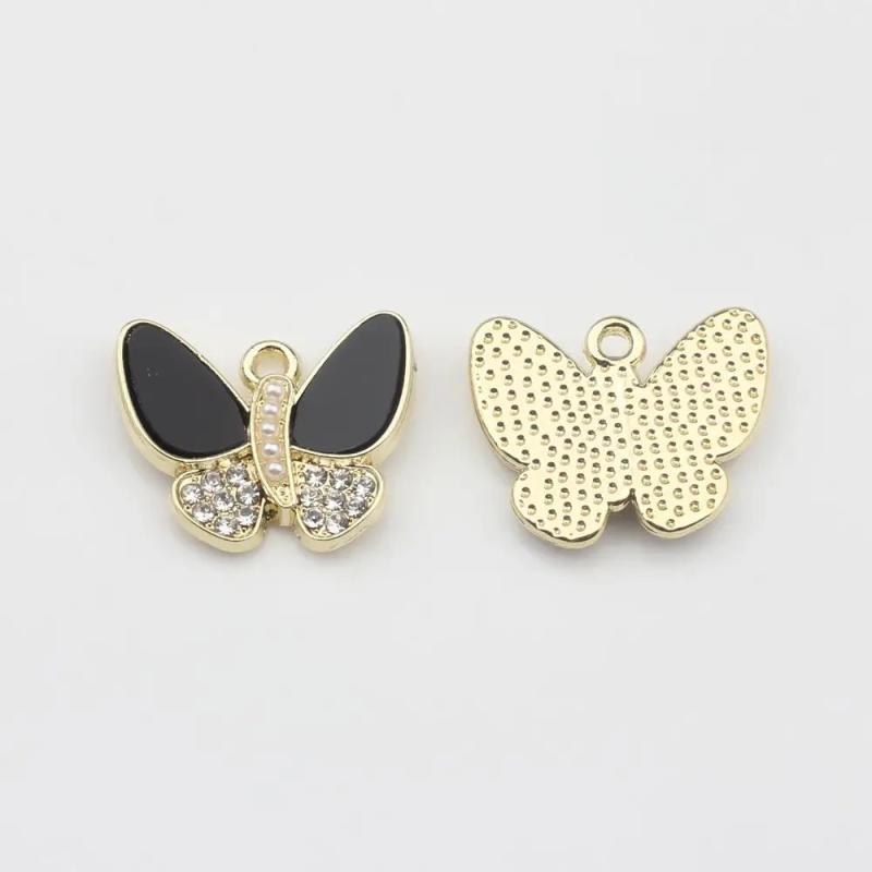 Resin Butterfly Charms 10pcs DIY Jewelry Earring Making