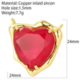Crystal Love Heart Charms for DIY Jewelry Making