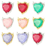 Crystal Love Heart Charms for DIY Jewelry Making