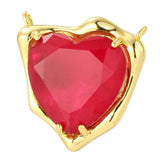 Crystal Love Heart Charms for DIY Jewelry Making