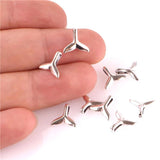 100pcs Alloy Fish Tail Charm Pendant DIY Jewelry Making Supplies Earring Anklets
