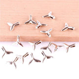 100pcs Alloy Fish Tail Charm Pendant DIY Jewelry Making Supplies Earring Anklets
