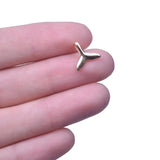 100pcs Alloy Fish Tail Charm Pendant DIY Jewelry Making Supplies Earring Anklets