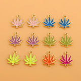 10pcs Maple Leaves Charms for DIY Jewelry Making