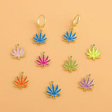 10pcs Maple Leaves Charms for DIY Jewelry Making