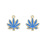 10pcs Maple Leaves Charms for DIY Jewelry Making