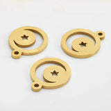 5Pcs Stainless Steel Charms for DIY Earrings Necklace Making