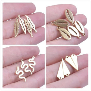 20pcs Stainless Steel Charms for Jewelry Making Necklace
