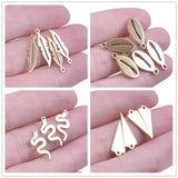 20pcs Stainless Steel Charms for Jewelry Making Necklace