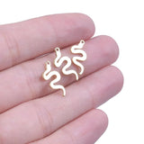 20pcs Stainless Steel Charms for Jewelry Making Necklace