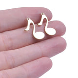 20pcs Stainless Steel Charms for Jewelry Making Necklace