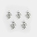 20pcs Tibetan Silver Octopus Charm Pendant DIY Earrings Necklace
