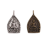 6Pcs Tibetan Silver Buddha Charms Pendant DIY Jewelry Making