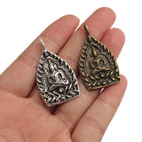 6Pcs Tibetan Silver Buddha Charms Pendant DIY Jewelry Making