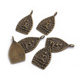 6Pcs Tibetan Silver Buddha Charms Pendant DIY Jewelry Making