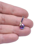 15pcs Rainbow Earphone Charms Alloy Pendant