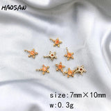 7*10MM 4Pcs/Lot Rhinestone DIY Earring Charms - Exquisite Jewelry Findings