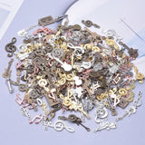 30/50Pcs Random Charms Music Instrument Pendant DIY Tibetan Jewelry
